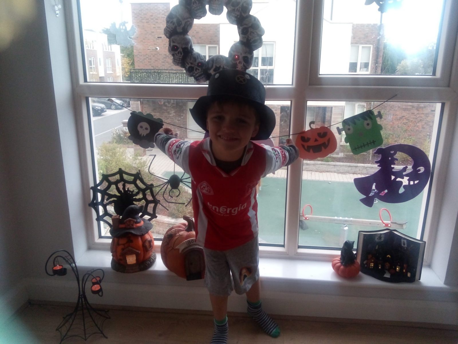 Dominic's spooky window