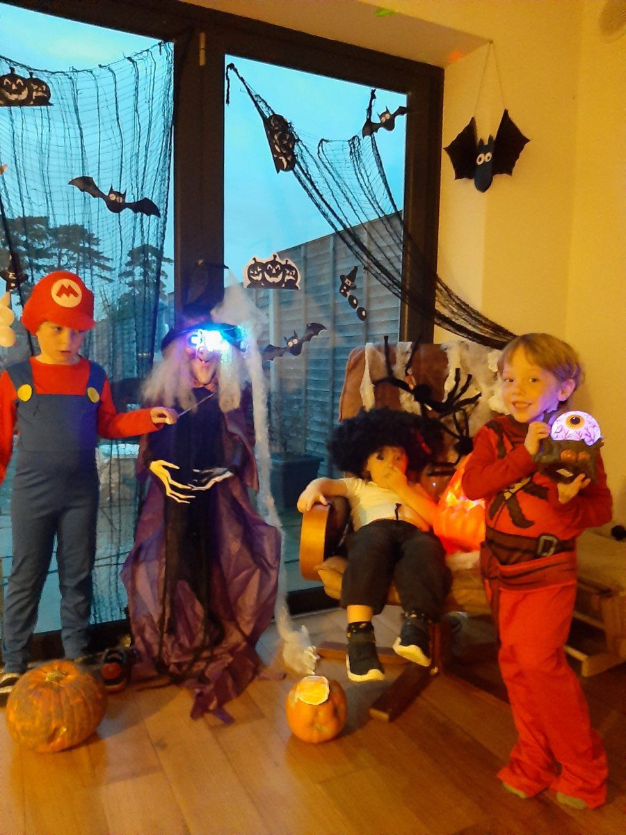 Mario and Ninjago on a witch hunt